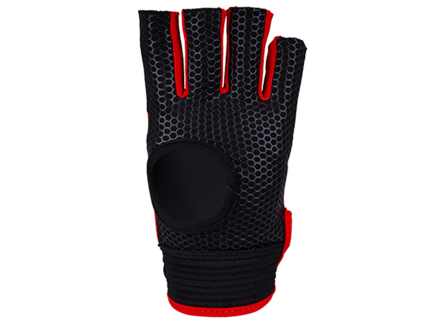 Anatomic Pro half finger player glove Red