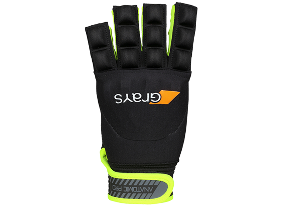 Anatomic Pro half finger player glove black / fluo yellow