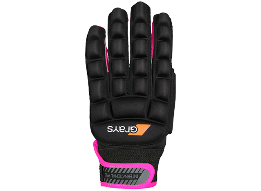 Glove Int Pro Blk / Neon Pink Left Hand