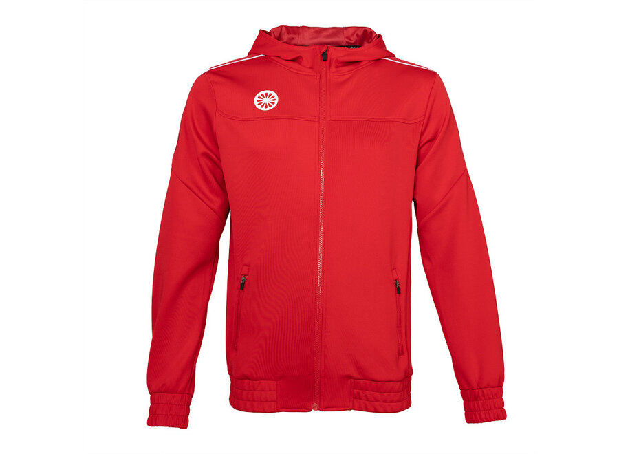 Jaipur Men Performance Red Hooded jacket