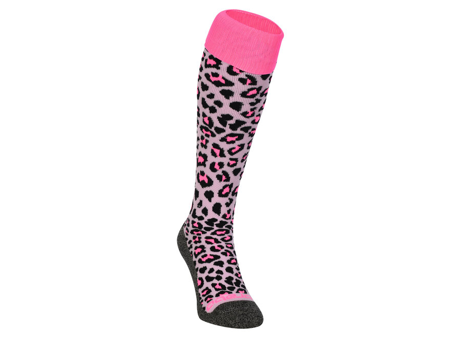Socks Cheetah Soft Pink