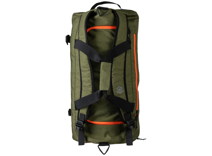 Duffle Traditional Dark Green/Orange