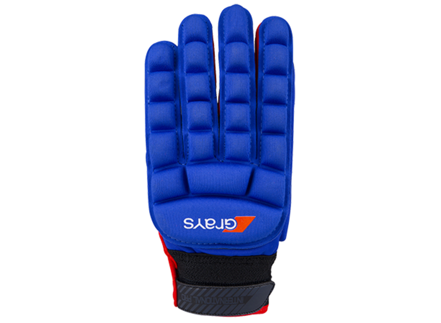 Glove int pro nv/fluo rd left