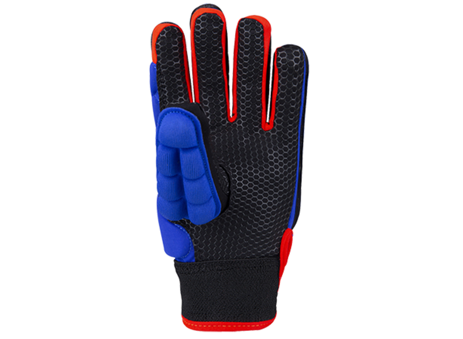 Glove int pro nv/fluo rd left