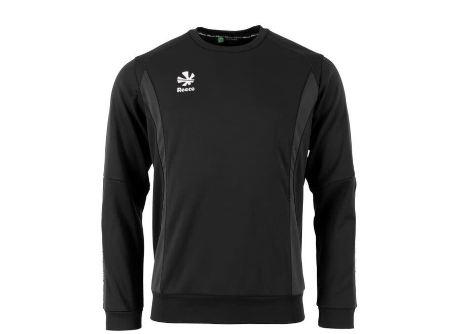 Shift Round Neck Top Black Uniseks