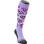 Socks Hearts Purple Cheetah