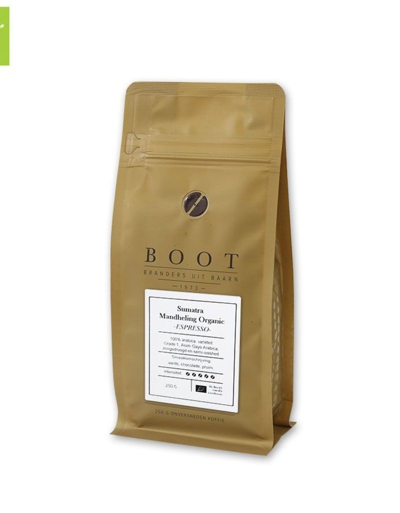 Bootkoffie Sumatra Mandheling Organic