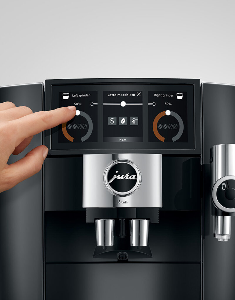 jura J8 TWIN Diamond Black (EA)