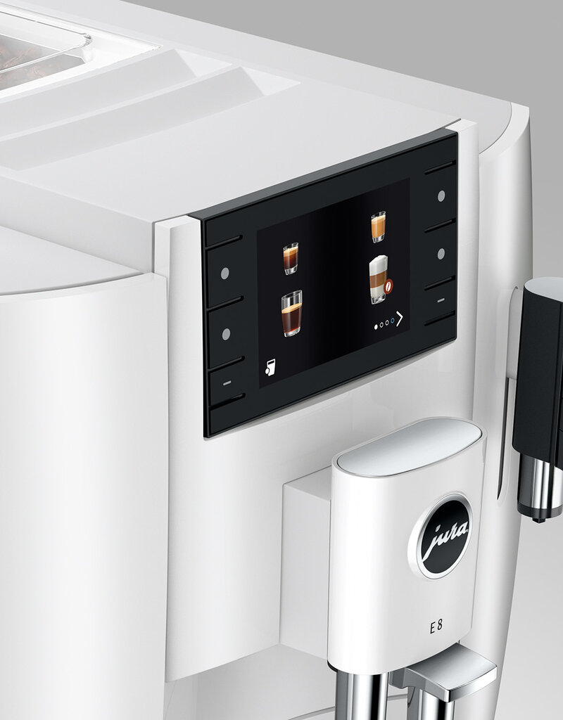 jura E8 Piano White (EC)