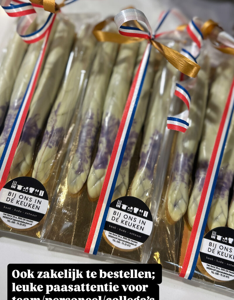 Visser Chocolade Asperge chocolade (4 stuks)