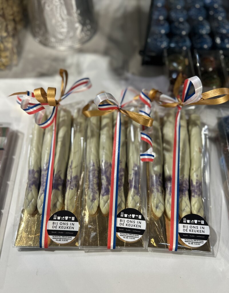 Visser Chocolade Asperge chocolade (4 stuks)