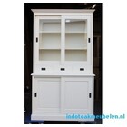 Brocante kast wit