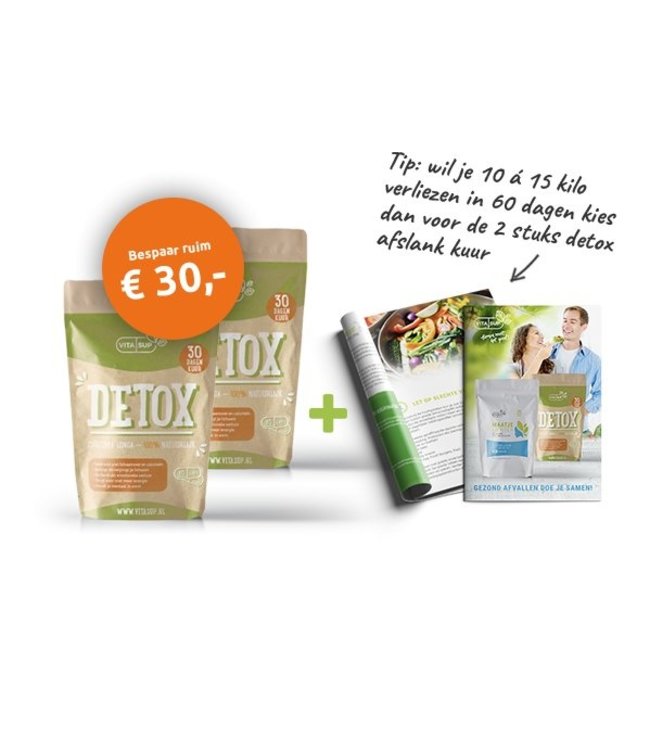 2x Detox Afslank Capsules - Actie