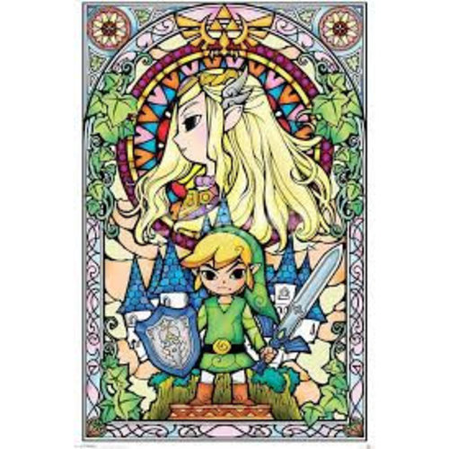 Hole in the Wall The Legend Of Zelda Stained Maxi Poster 61x91.5