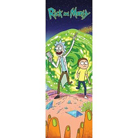 Rick And Morty Doorposter 53x158