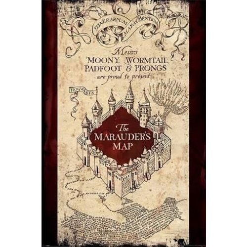 Hole in the Wall Harry Potter Marauders Map Maxi Poster 61x91.5