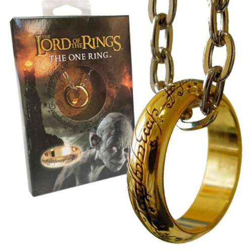 Lord of the Rings The One Ring Necklace Noble Collection Lord of the Rings The One Ring Necklace Noble Collection