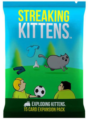 Exploding Kittens Streaking Kittens Expansion Pack for Exploding Kittens