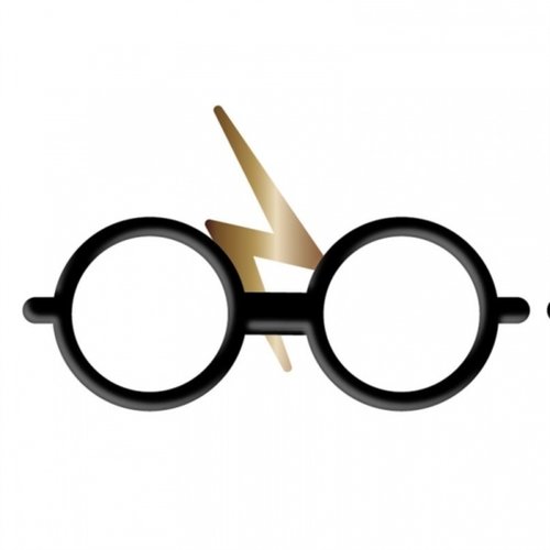 HMB Harry Potter Pin Badge Enamel Glasses and Scar