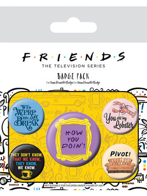 Pyramid Friends 5 Badges Pack