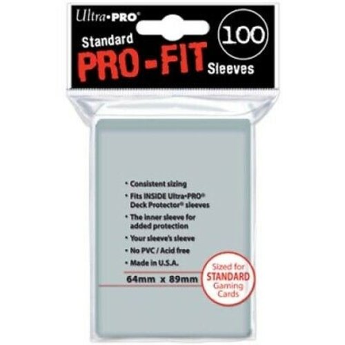 Ultra Pro Deck Protector Sleeves Pro Fit Clear Standaard C100