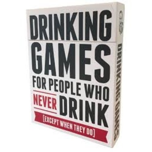 DSS Games Drinking Games For People Who Never Drink (except when they do) Cardgame