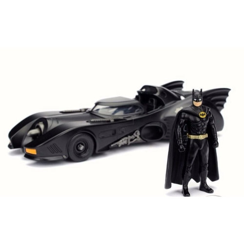 DC Comics Batman 1989 & Batmobile 1:24 Figure Metals Die Cast DC Comics Batman 1989 & Batmobile 1:24 Figure Metals Die Cast
