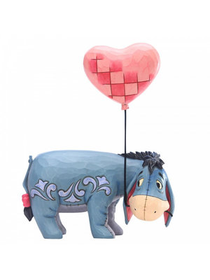 Disney Traditions Eeyore with a Heart Balloon Figurine