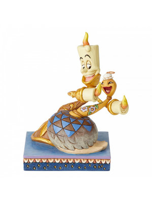 Disney Traditions Romance by Candlelight (Lumiere and Feather Duster Figurine)