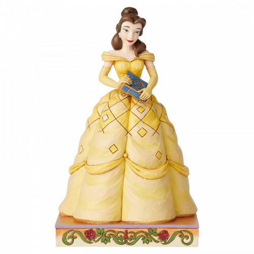 Disney Traditions Book-Smart Beauty (Belle Princess Passion Figurine)