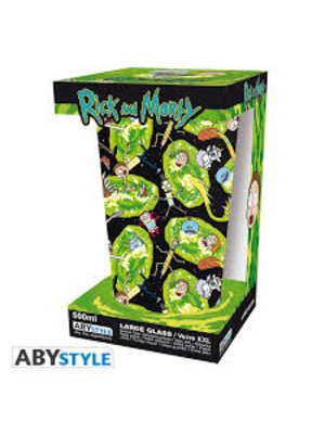 Rick and Morty Portals Glass XXL 40