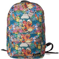 Pokemon All Over Printed Characters Backpack