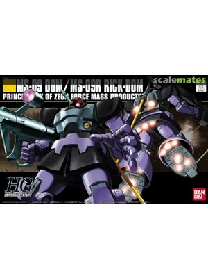 Bandai Gundam HGUC MS-09 Dom/MS-09R Rick Dom Scale 1:144 Model Kit