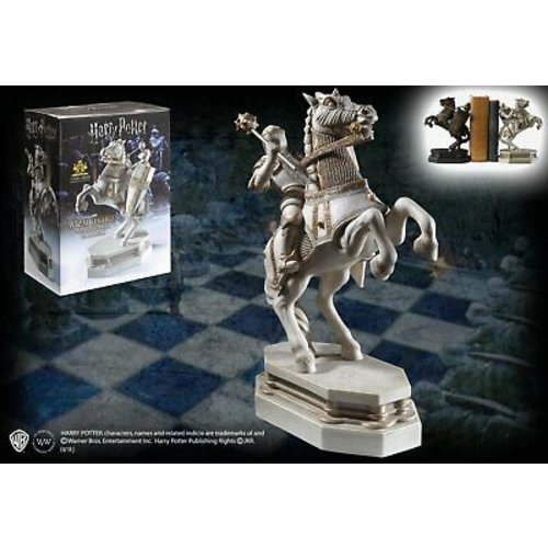 The Noble Collection Harry Potter Wizard Chess Knight Bookend White Noble Collection