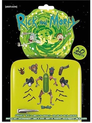 Pyramid Rick and Morty Weaponize the Pickle Magnet Set of 20