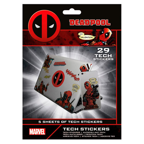 Marvel Deadpool Merc with a Mouth Stickers Set van 29