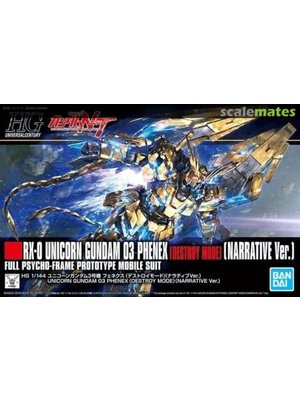 Bandai Gundam HG Unicorn Gundam 03 Phenex Destroy Mode Model Kit 213