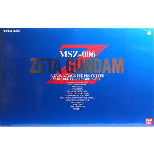 Bandai Gundam PG Zeta MSZ-006 Model Kit