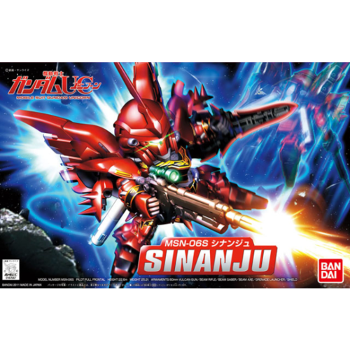 Bandai Gundam SD BB365 Sinanju Model Kit 8cm