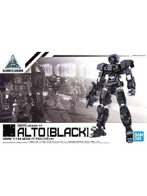 Bandai Gundam 30MM 1/144 eEXM17 - Alto Black Model Kit 13