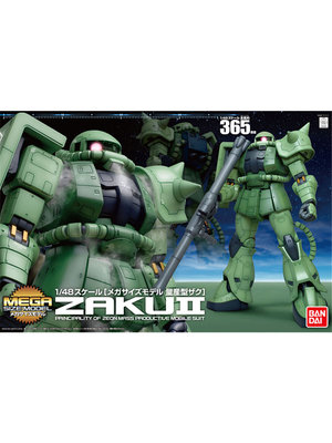 Bandai Gundam Megasize - Zaku II Verde 1/48 Model Kit