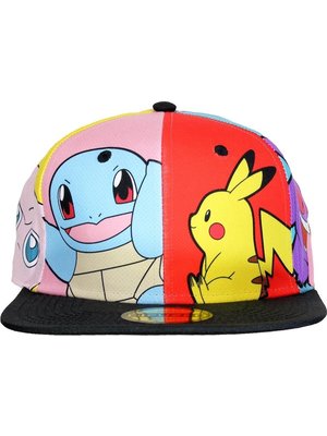 Difuzed Pokemon Multi Popart Snapback Cap
