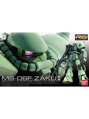 Bandai Gundam RG 1/144 MS-06F Zaku II Model Kit 13cm 04