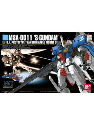 Bandai Gundam HGUC 1/144 MSA-0011 S-Gundam Model Kit 023