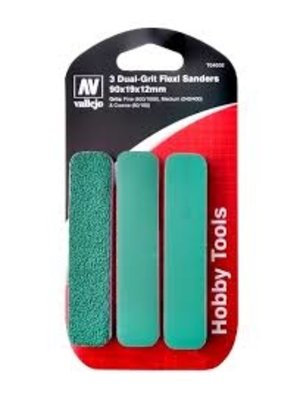 Gundam Tools Flexisander Dual Grit 3x 90x19x12mm