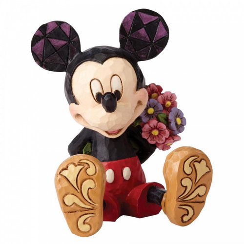 Disney Traditions Disney Traditions Mickey Mouse with Flowers Mini Figurine