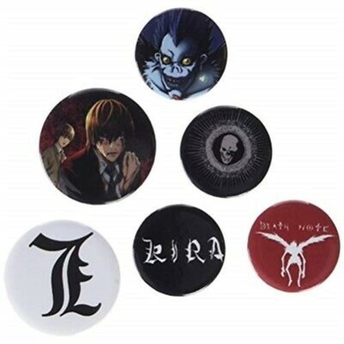 GB Eye Death Note 5 Badge Pack Buttons