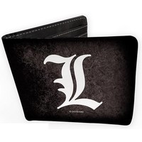 Death Note L Symbol Vinyl Wallet