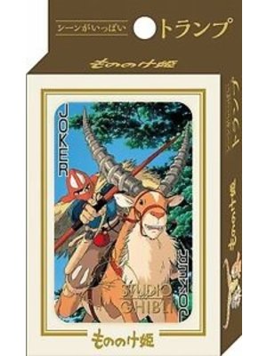 Benelic Studio Ghibli Princess Mononoke Playing Cards (54 cards)