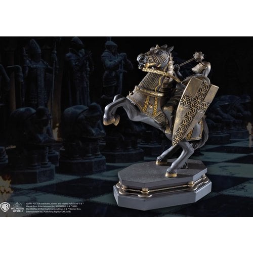 The Noble Collection Harry Potter Wizard Chess Knight Bookend Black Noble Collection